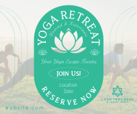 Yoga Retreat Day Facebook post Image Preview