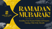 Ramadan Mubarak Greetings Animation Preview