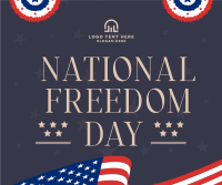 Freedom Day Celebration Facebook Post Design