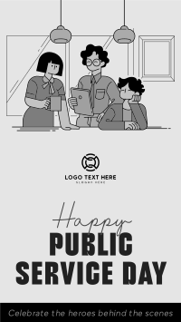 UN Public Service Day Facebook Story Design