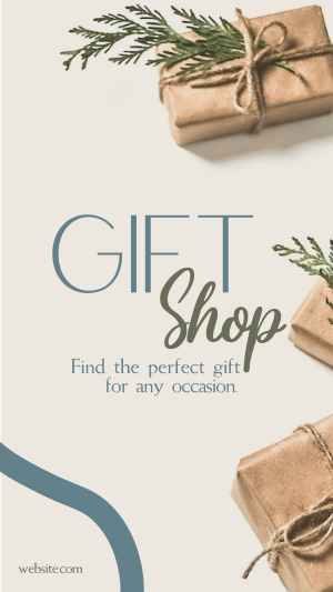 Elegant Gift Shop Instagram story Image Preview