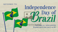 Minimalist Independence Day of Brazil Video Image Preview