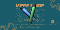 Vaping Elegance Twitter Post Design