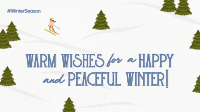 Winter Girl Skiing Facebook event cover Image Preview