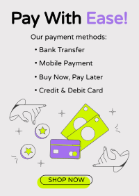 Easy Online Payment Poster Design