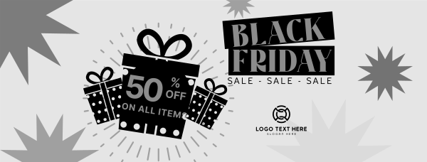 Black Friday Sale Facebook Cover Design Image Preview