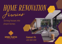 Home Makeover Service Postcard Image Preview