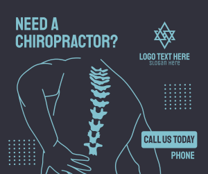 Book Chiropractor Services Facebook post