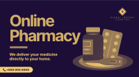 Online Pharmacy Facebook Event Cover Design