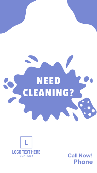 Contact Cleaning Services  Facebook story