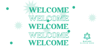 Welcome Shapes Twitter post Image Preview
