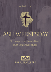 Ash Wednesday Celebration Poster Image Preview