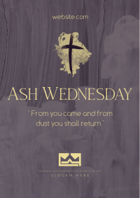 Ash Wednesday Celebration Poster Image Preview