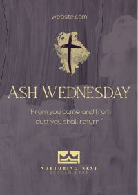 Ash Wednesday Celebration Poster Image Preview