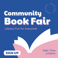 Community Book Fair Instagram post Image Preview