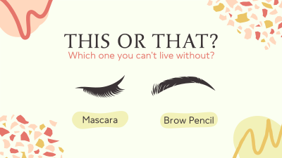 Beauty Products Poll Facebook event cover Image Preview