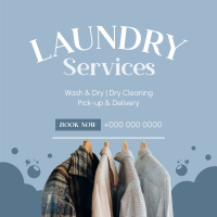 Dry Cleaning Service Instagram post | BrandCrowd Instagram post Maker