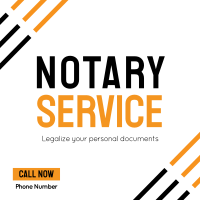 Online Notary Service Instagram post Image Preview