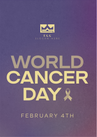 Minimalist World Cancer Day Flyer Image Preview