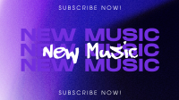 New Music YouTube Banner Design