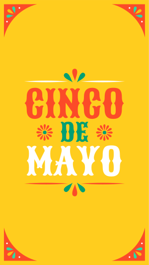 Happy Cinco De Mayo Instagram story Image Preview