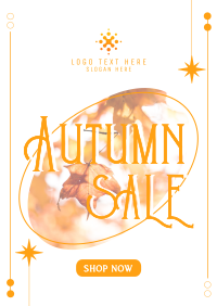 Shop Autumn Sale Poster Design