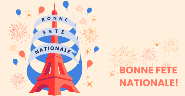 Bastille Day Celebration Facebook Ad Design Image Preview