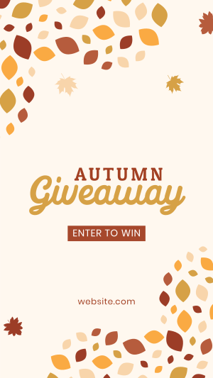 Autumn Mosaic Giveaway Facebook story