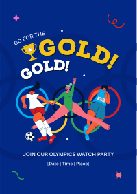 Olympics Watch Party Flyer Image Preview