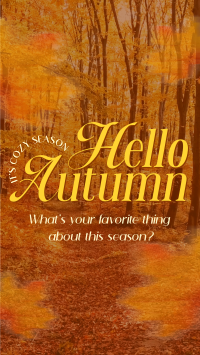 Autumn Favorite Season TikTok Video Image Preview