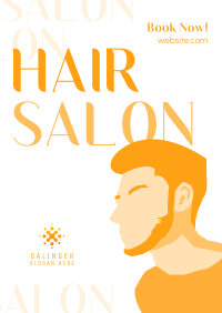 Minimalist Hair Salon Flyer Design
