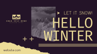 Hello Winter Animation Design