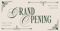 Elegant Ornament Grand Opening Facebook ad Image Preview