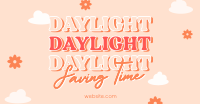 Quirky Daylight Saving Facebook ad Image Preview