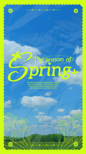 Spring Season Facebook story Image Preview