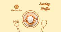 Yummy Waffle Plate Facebook ad Image Preview