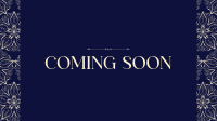 Classy Coming Soon YouTube Banner Image Preview