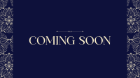 Classy Coming Soon YouTube Banner Design