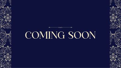 Classy Coming Soon YouTube cover (channel art) Image Preview
