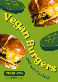 Vegan Burgers Poster Image Preview