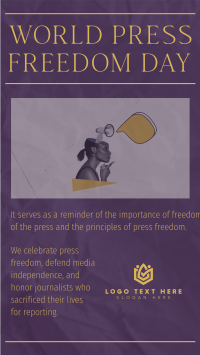 Press Freedom Instagram Story Design