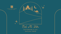Eid Al Fitr Desert Facebook event cover Image Preview
