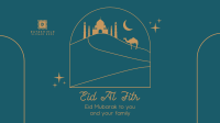 Eid Al Fitr Desert Facebook Event Cover Image Preview