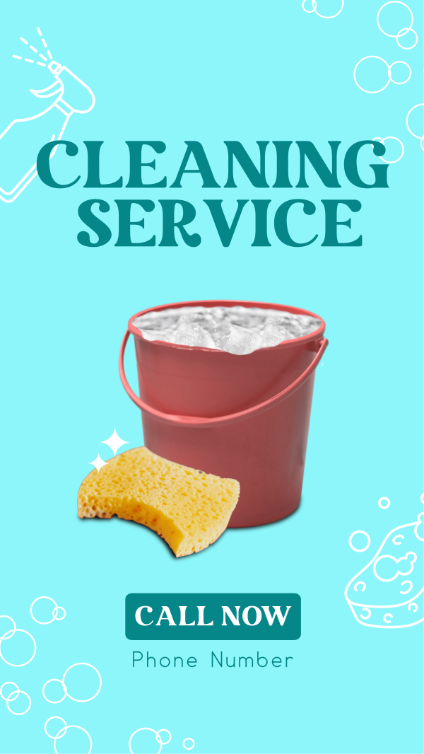 Professional Cleaning Instagram Story Design Image Preview