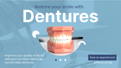 Denture Smile Facebook event cover Image Preview