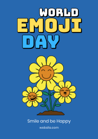 Sunflower Emoji Poster Image Preview