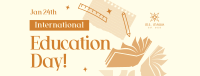 International Education Day Facebook Cover Image Preview
