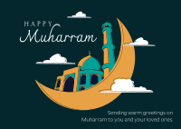 Muharram in clouds Postcard Image Preview