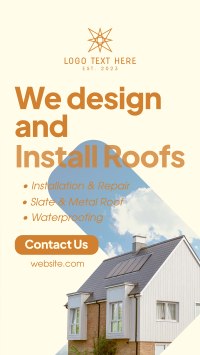 Install Roofing Needs Instagram Reel Design