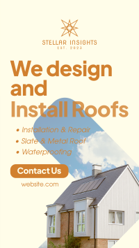 Install Roofing Needs Instagram Reel Image Preview